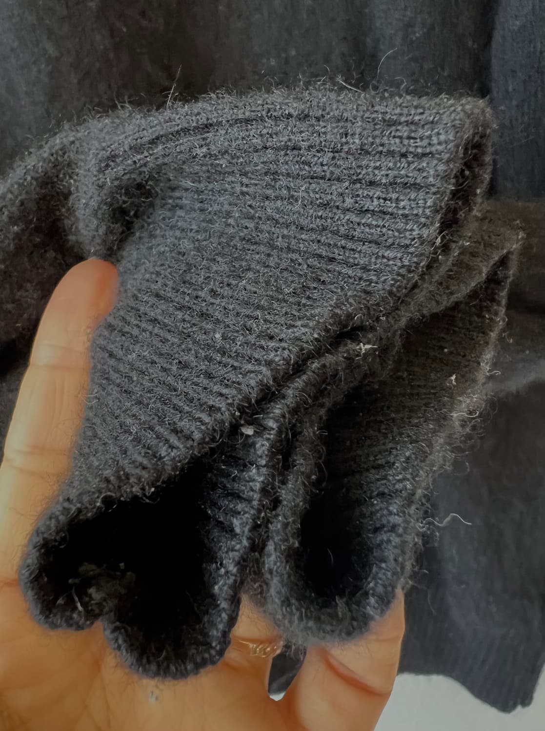 제이디엑스 JDX 남성 블랙 하프터틀넥니트 울캐시미어니트 상품이미지4