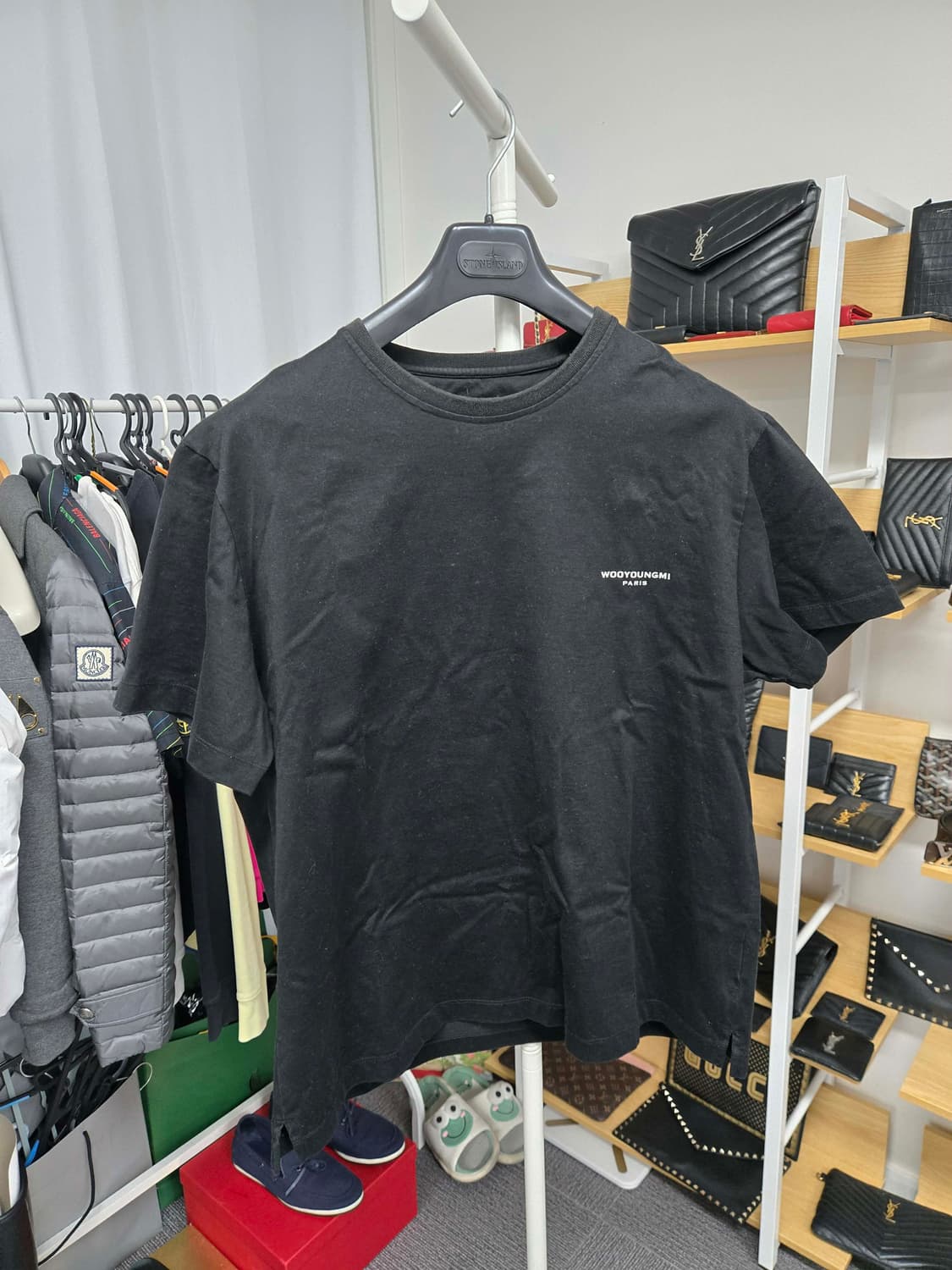 [A급컨디션]우영미 플라워 반팔 상품이미지1