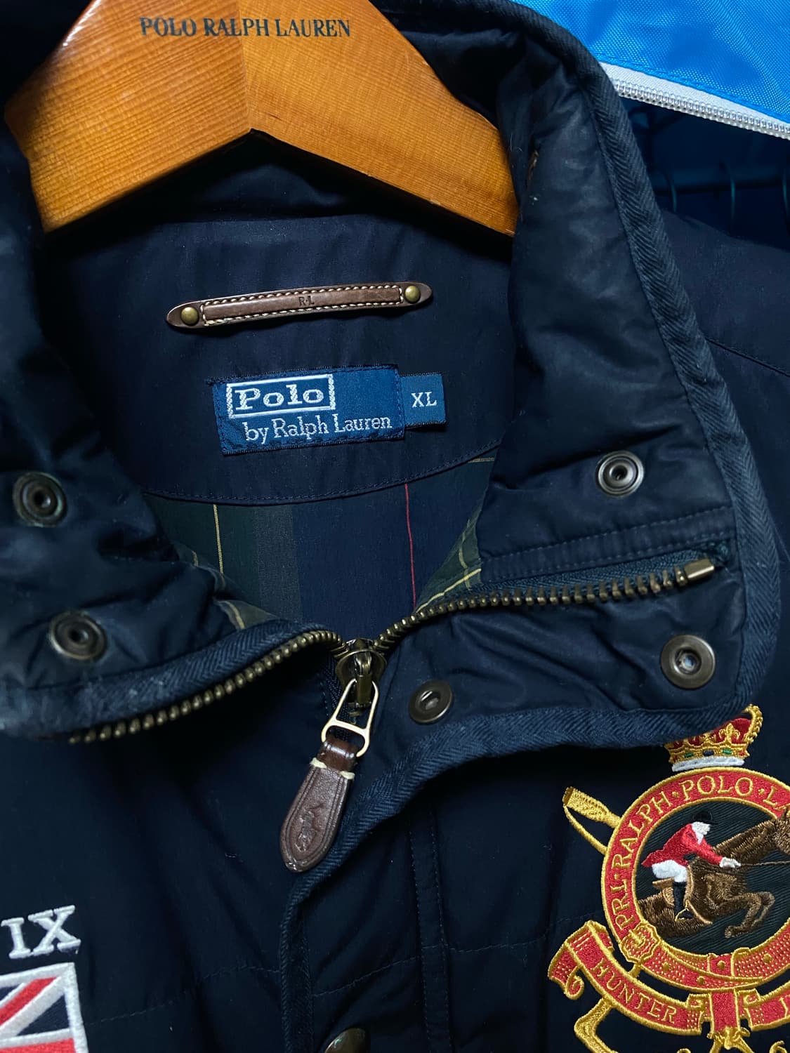 폴로 랄프로렌 잉글랜드 헌팅클럽 스웨이드 베스트자켓 XL 상품이미지2