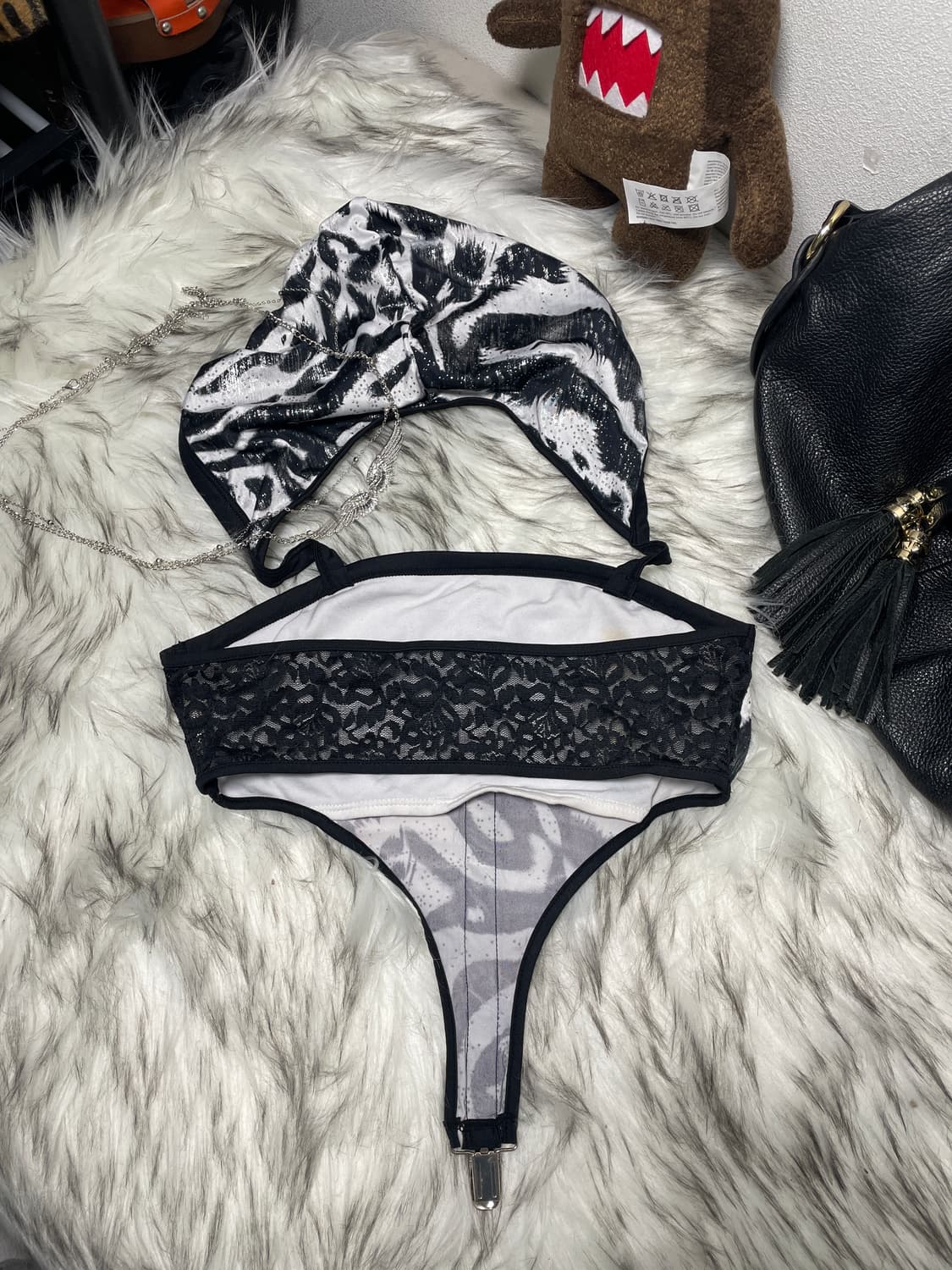 Zebra 지브라 스터드 후드 탱크탑 상품이미지2