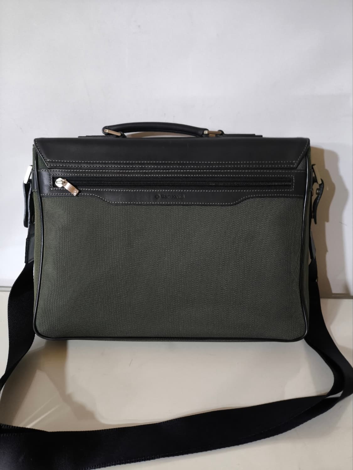 쌤소나이트 가죽 카키 브리프케이스 노트북가방 상품이미지3