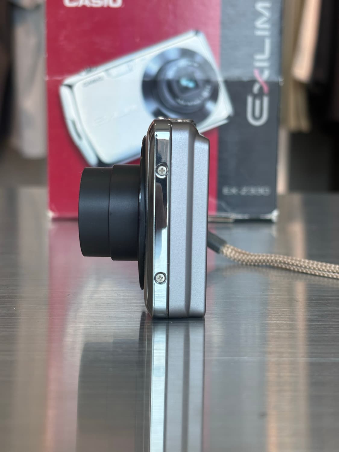 박스O/날짜표시)카시오 ex-z330 실버 빈티지디카 상품이미지5