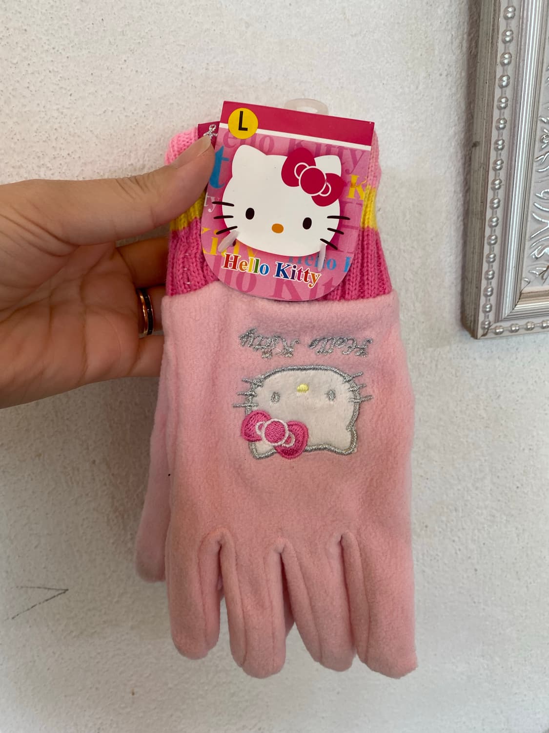 헬로키티 장갑 새상품 라지 상품이미지1