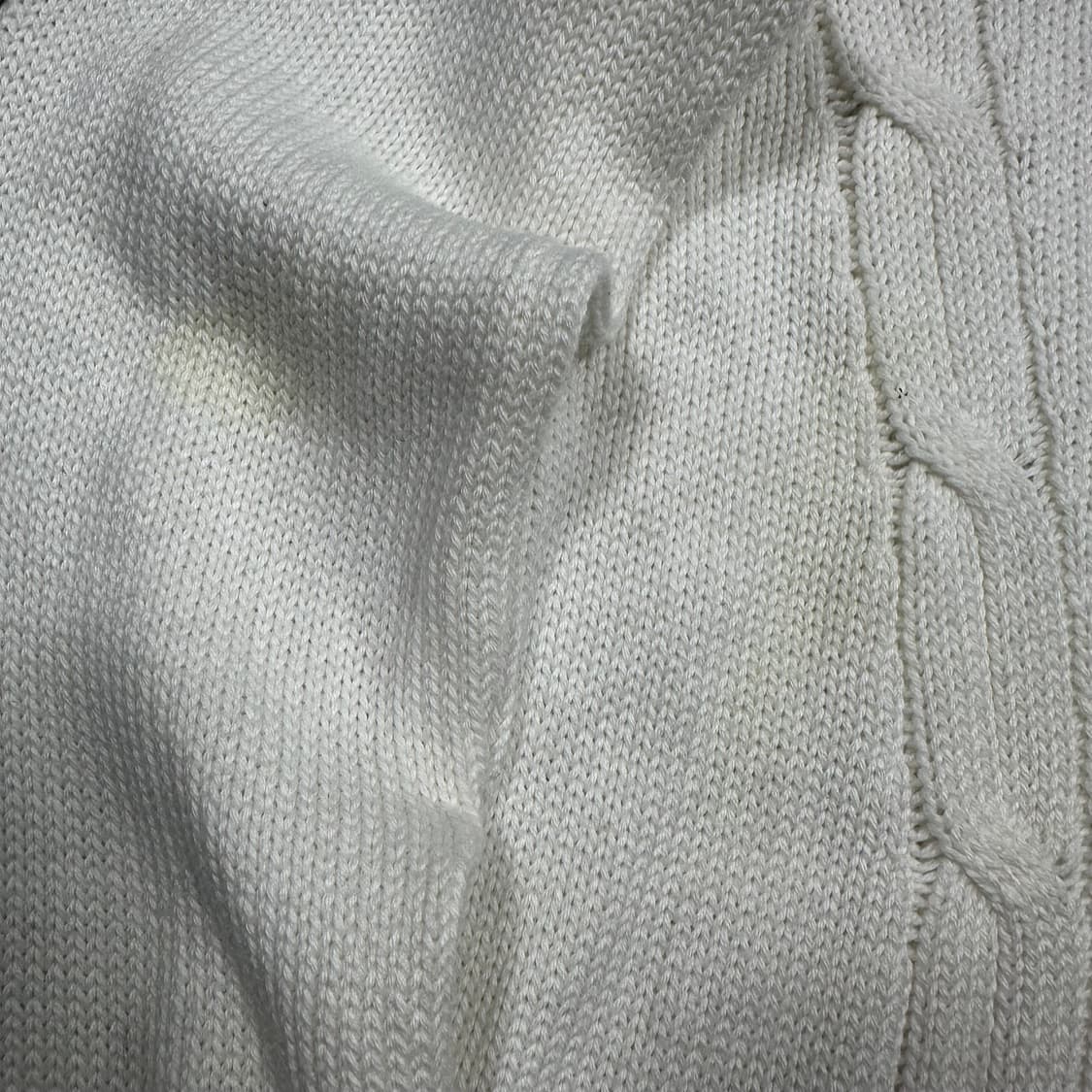 ✨ (만원 빈티지) 라코스테 브이넥 꽈배기 니트  상품이미지5