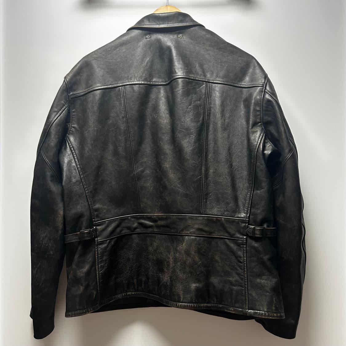 더블알엘 뉴스보이 가죽 자켓 상품이미지4