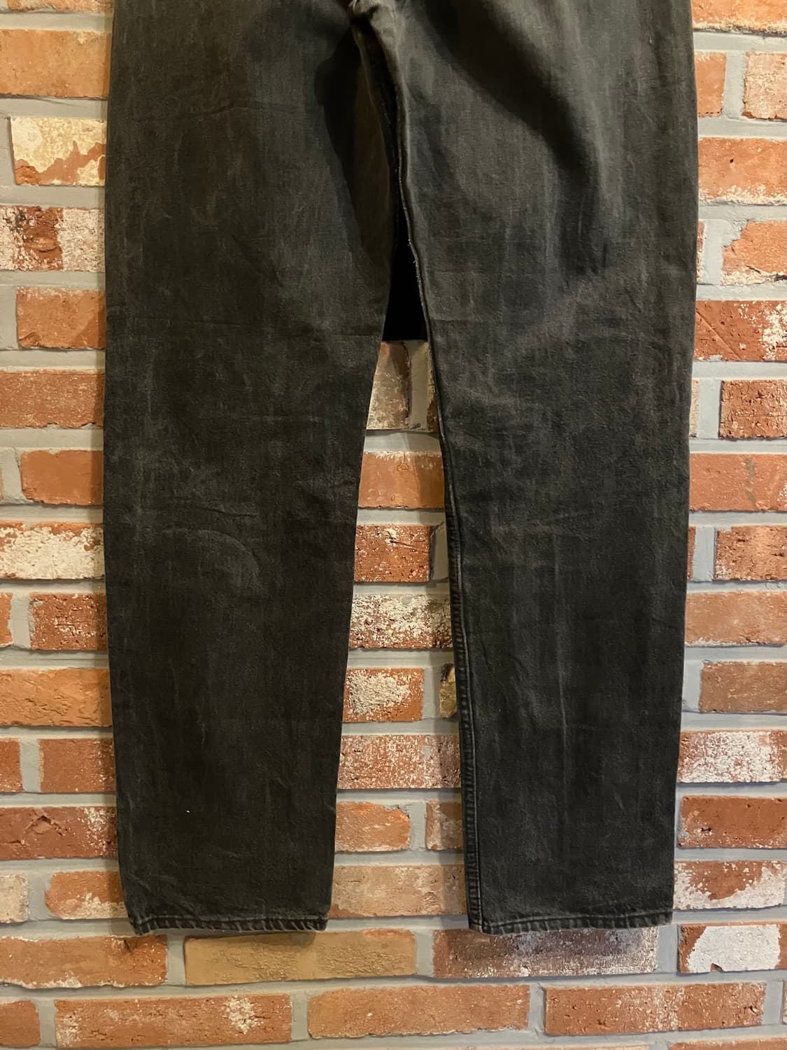 90s USA 빈티지 리바이스 501 0660 블랙진 흑청 데님 팬츠 상품이미지7