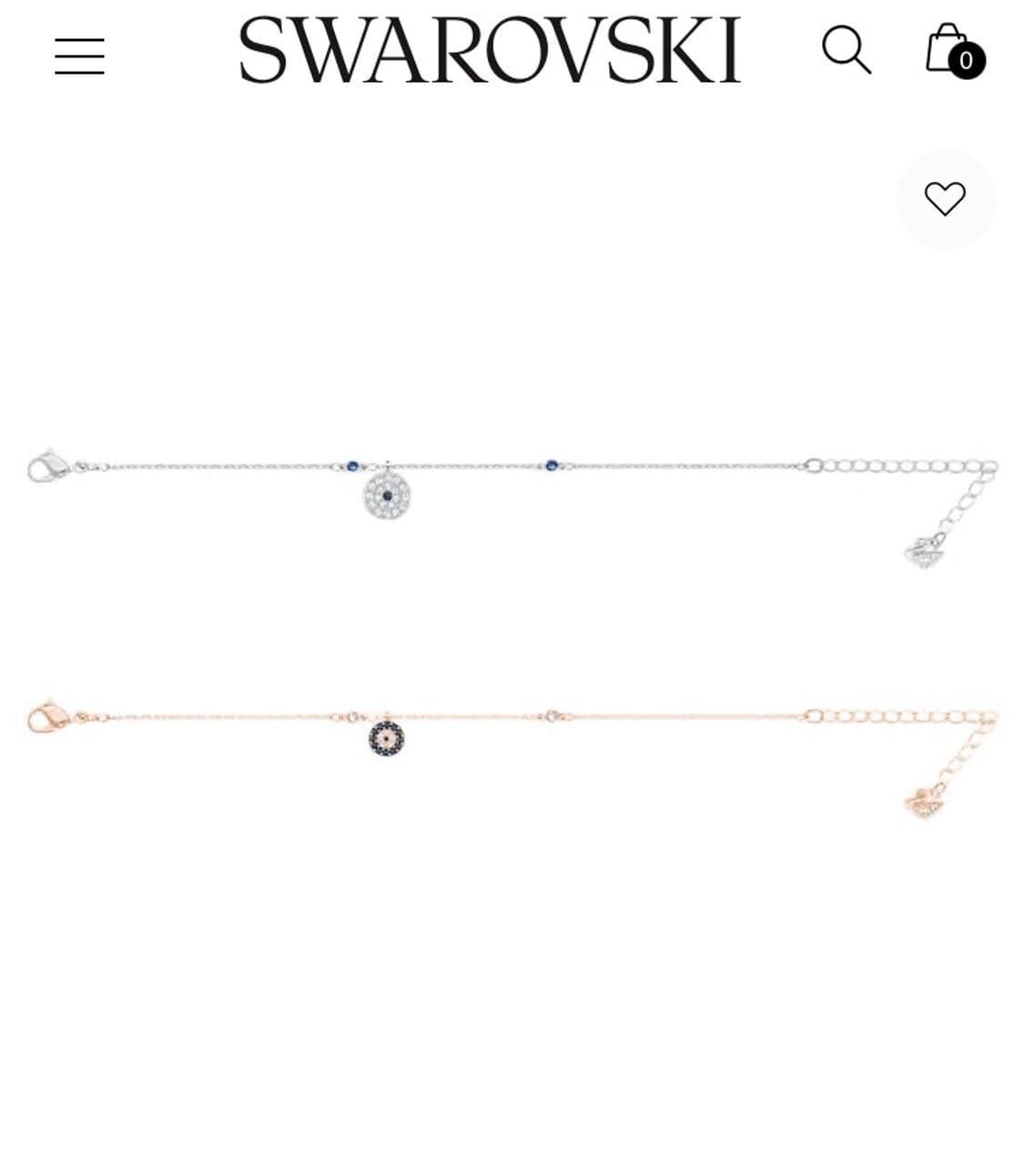 스와로브스키 Crystal Wishes Evil Eye Bracelet 상품이미지3
