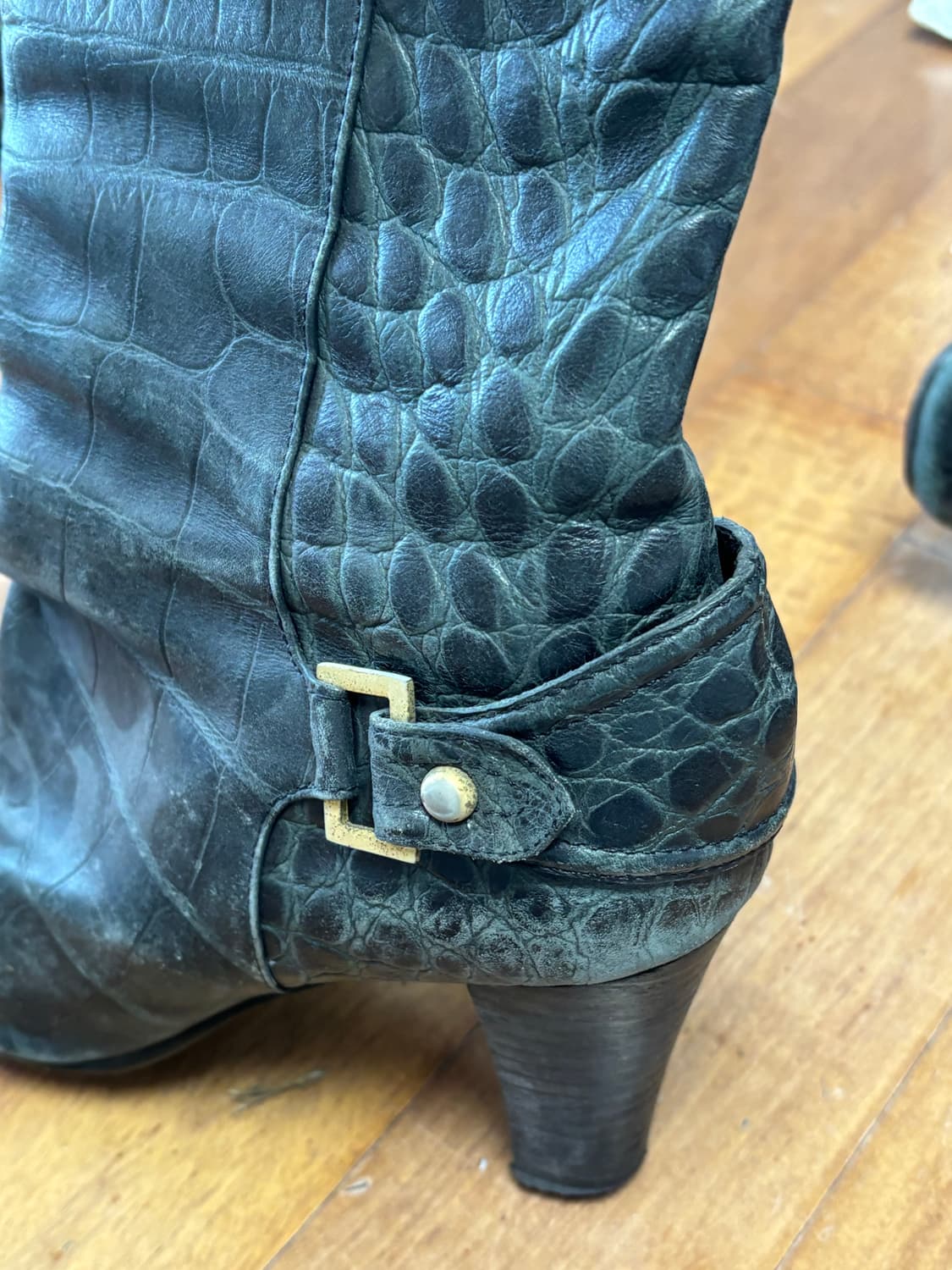 타임 뱀가죽 부츠 상품이미지3