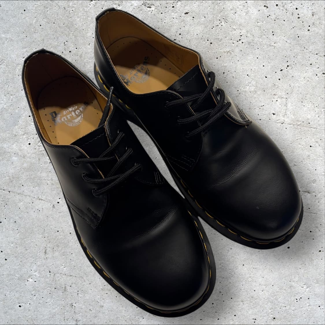 [250] 닥터마틴 1461 3홀 스무스 블랙 레더 슈즈 상품이미지2