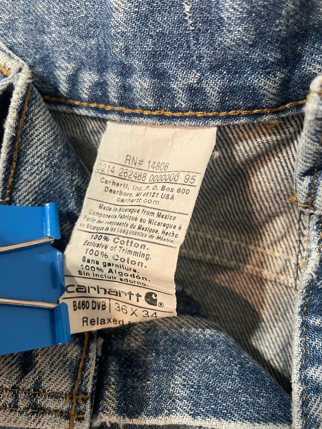 Carhartt-denim pants 상품이미지2