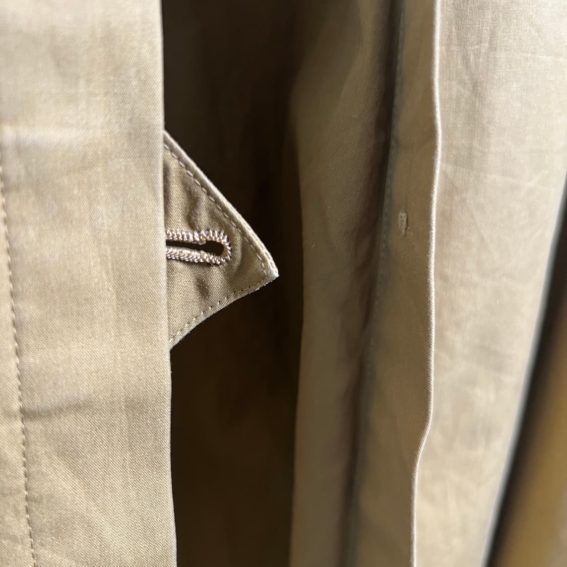 90's 버버리 빈티지 개버딘 더블 트렌치코트  상품이미지9