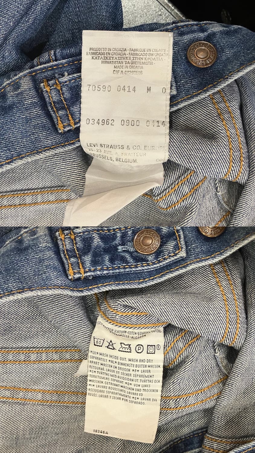 (M) 00s Levi's 리바이스 트러커 데님 자켓 상품이미지10