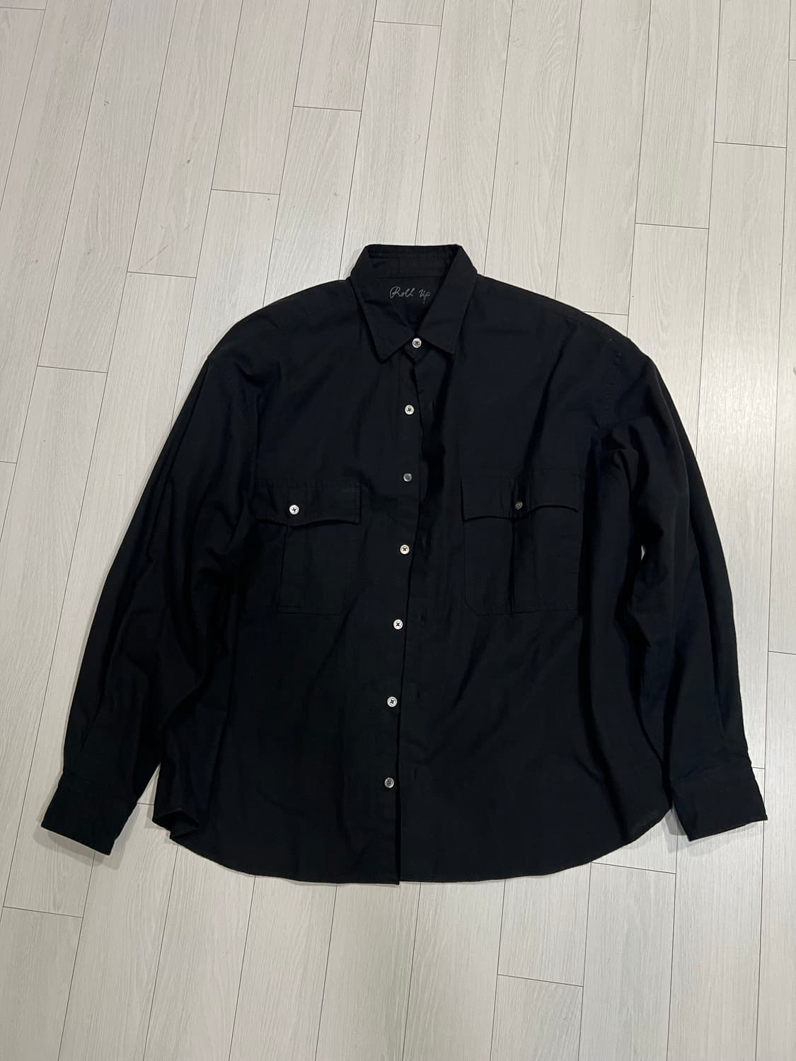 Porter classic 롤업셔츠 L 블랙 상품이미지1