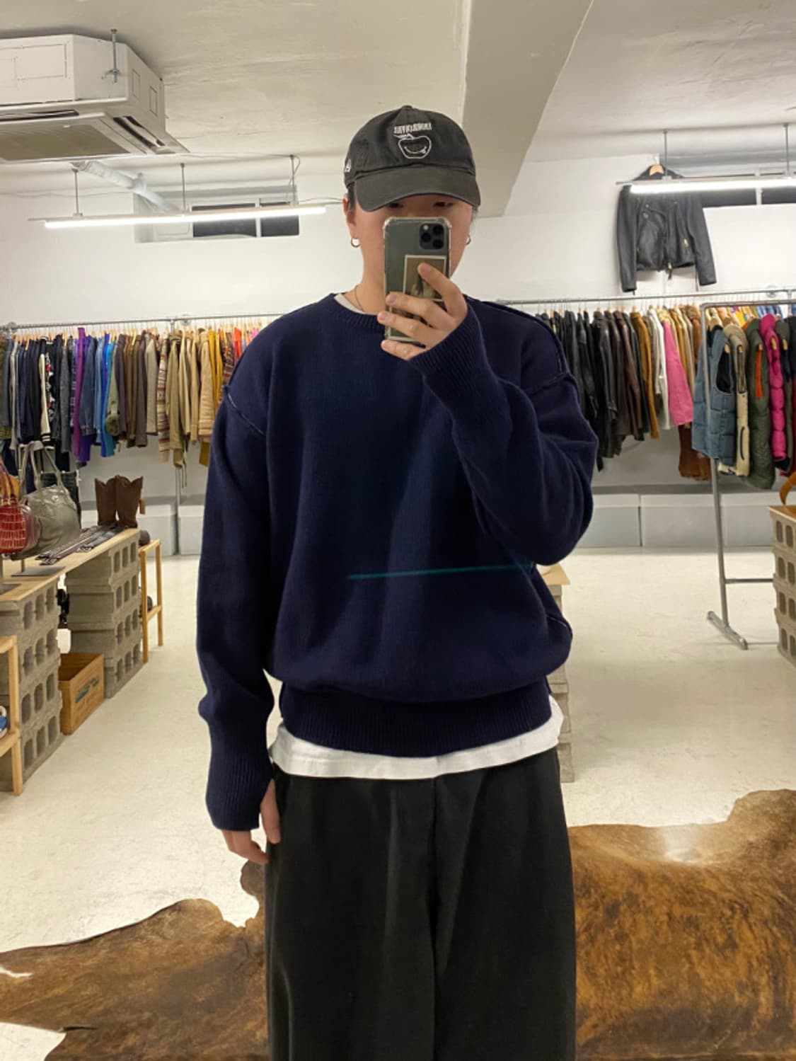 TONYWACK finger hole knit 핸드워머 핑거홀 니트 상품이미지2