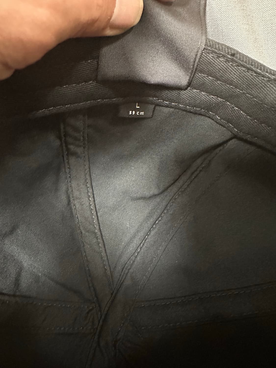 발렌시아가 로고 캡 블랙 상품이미지4