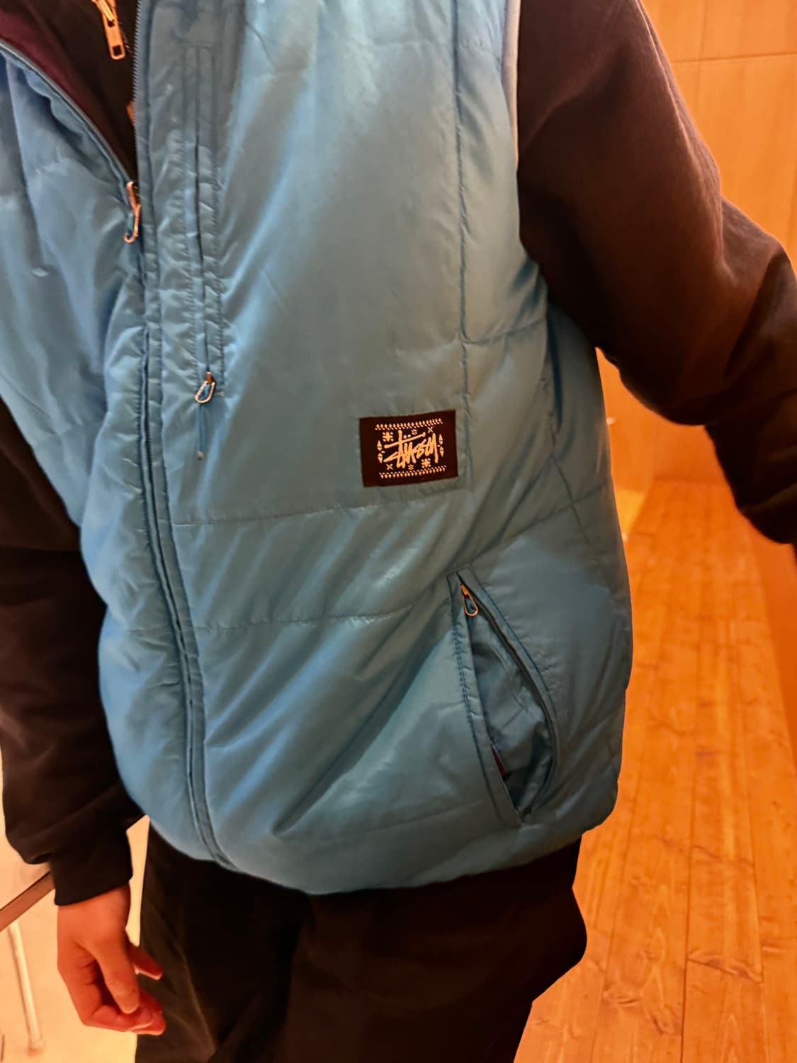 올드 스투시 리버시블 패딩 베스트 상품이미지2