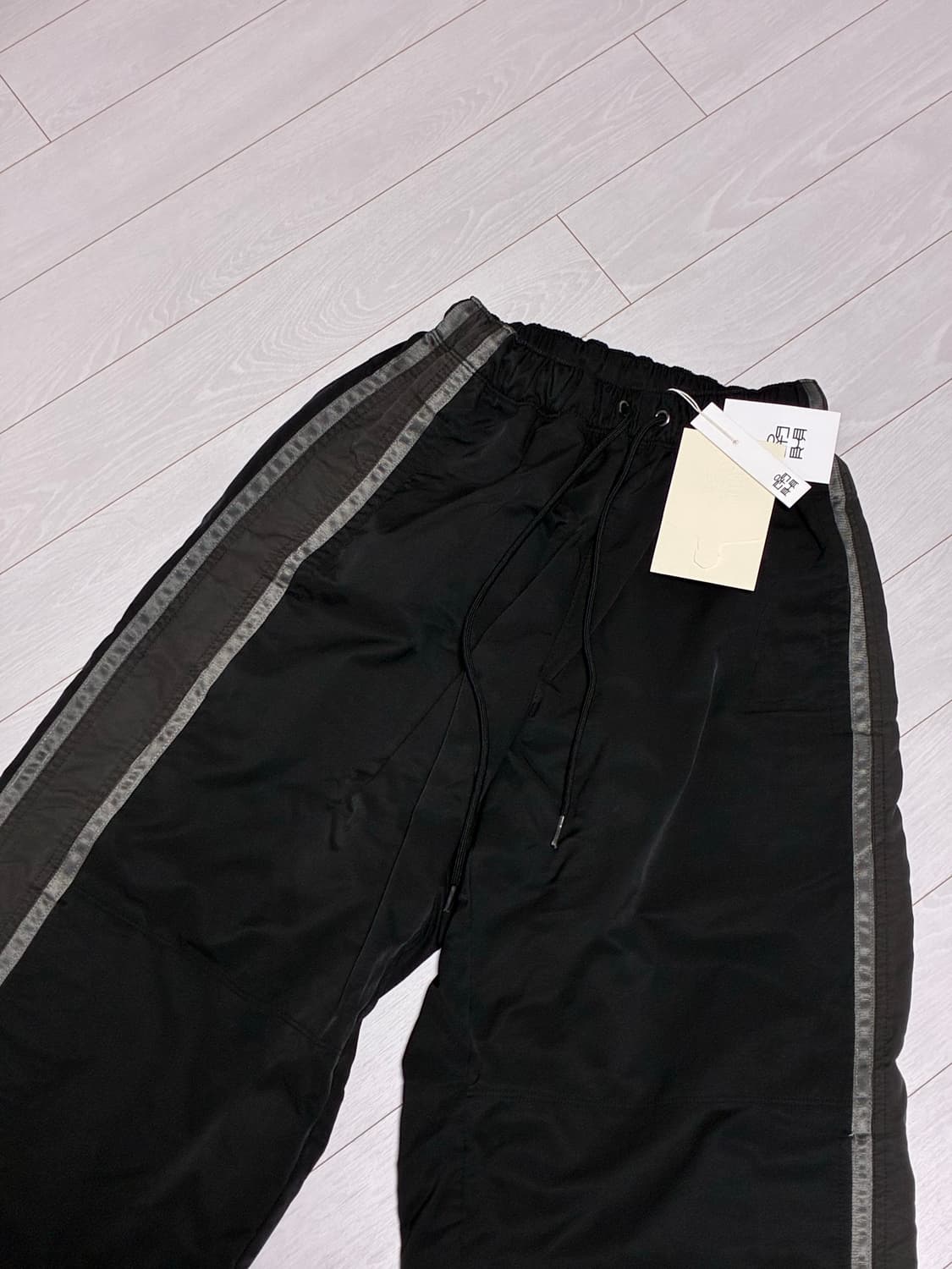 폴리테루 유즈드 트랙 팬츠 블랙 2 상품이미지3