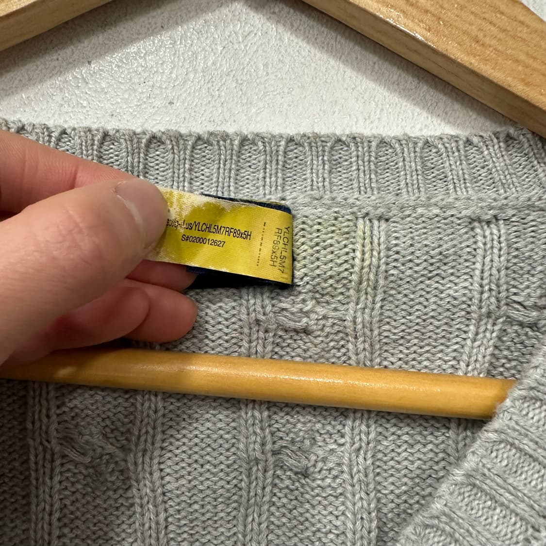 폴로 랄프로렌 꽈배기 니트 상품이미지4