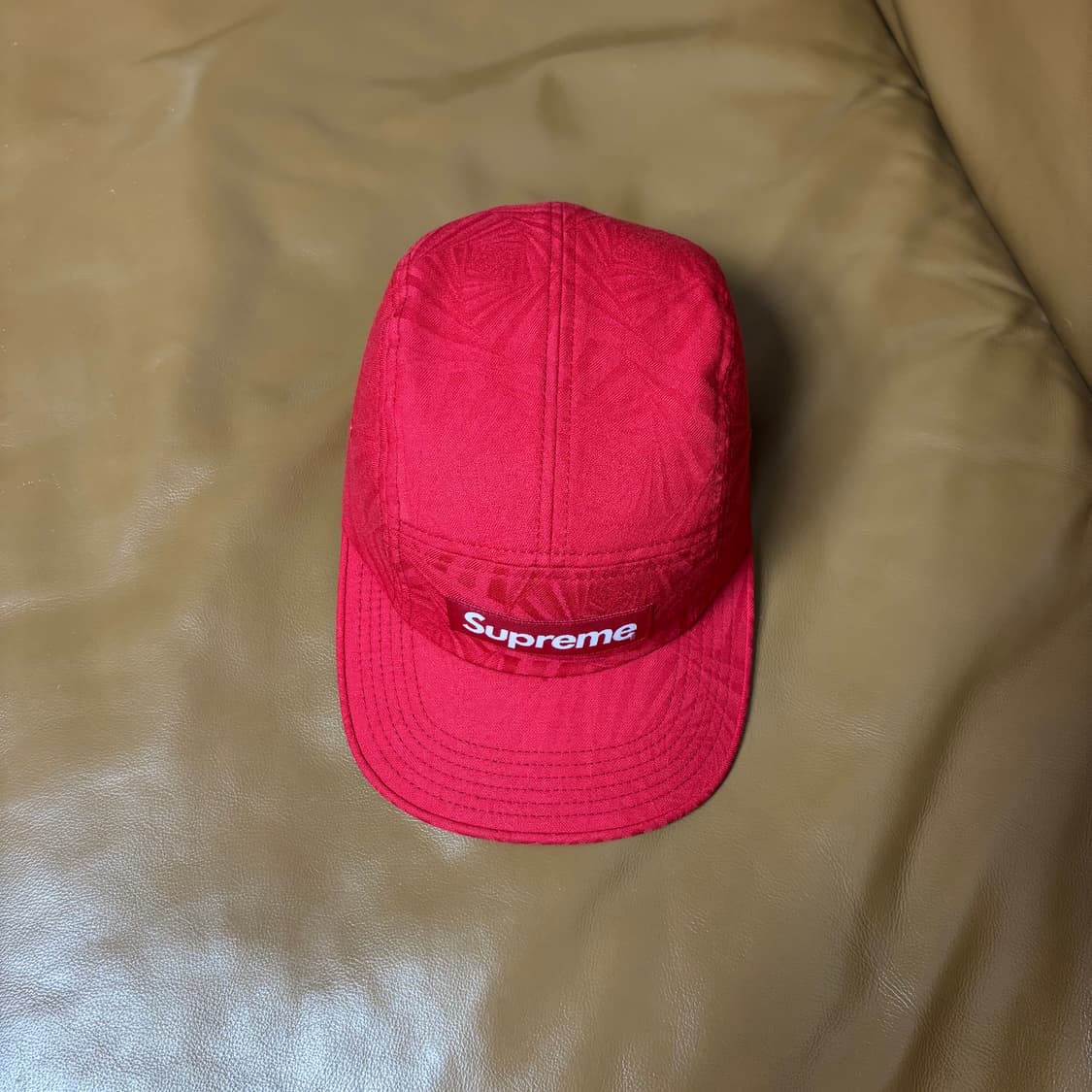 Supreme 슈프림 레드 캠프캡 모자 (Washed Red) 상품이미지5