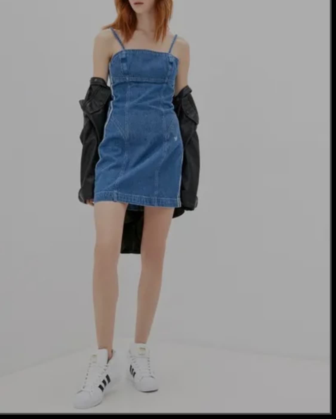 아디다스 데님 원피스 상품이미지2