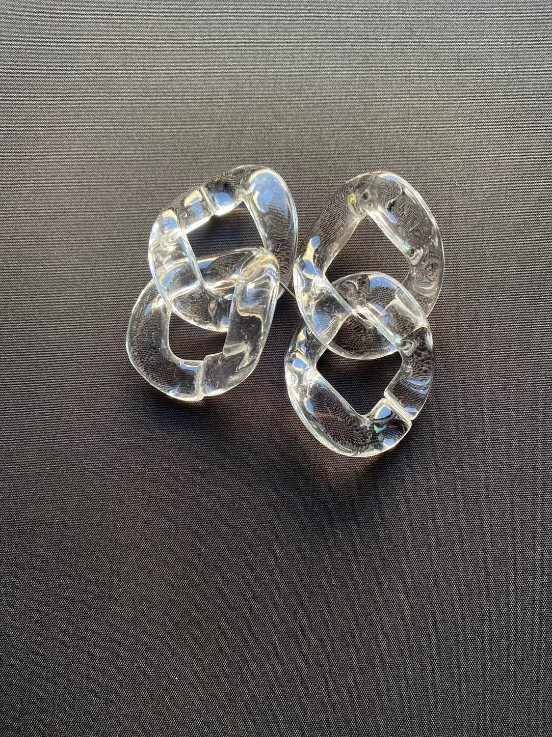 투명 체인 귀걸이 상품이미지1