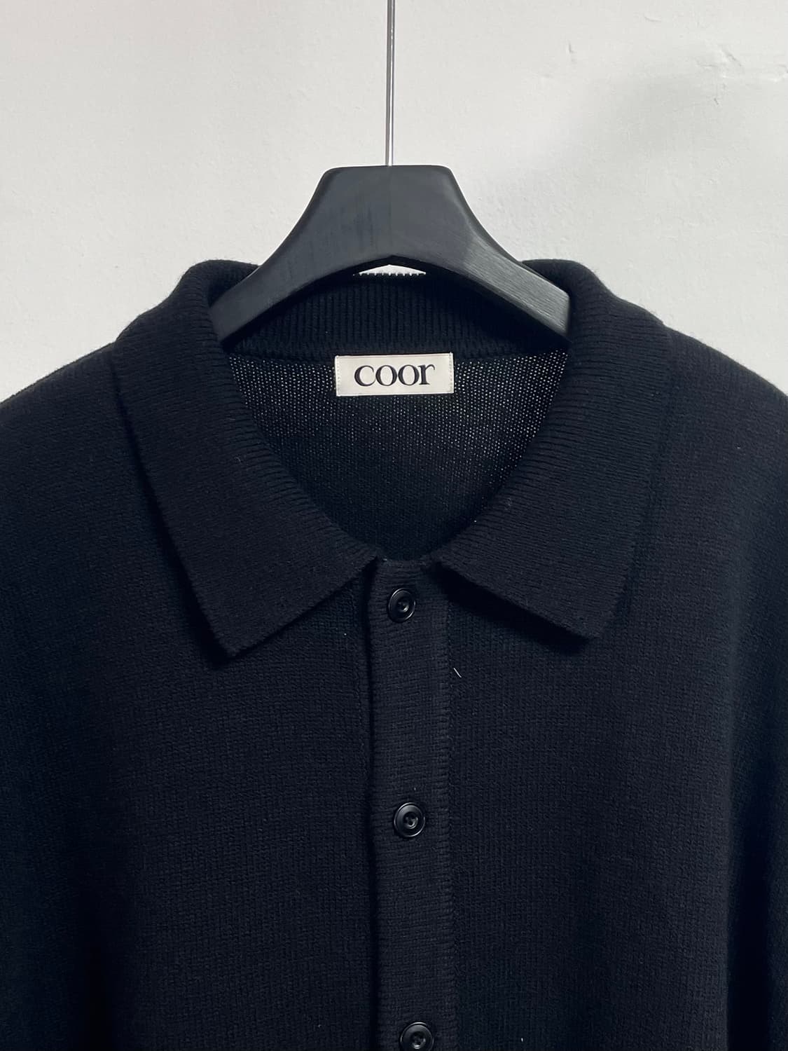 22S COOR 쿠어 탑필 울 카라 가디건 (on.) 상품이미지2