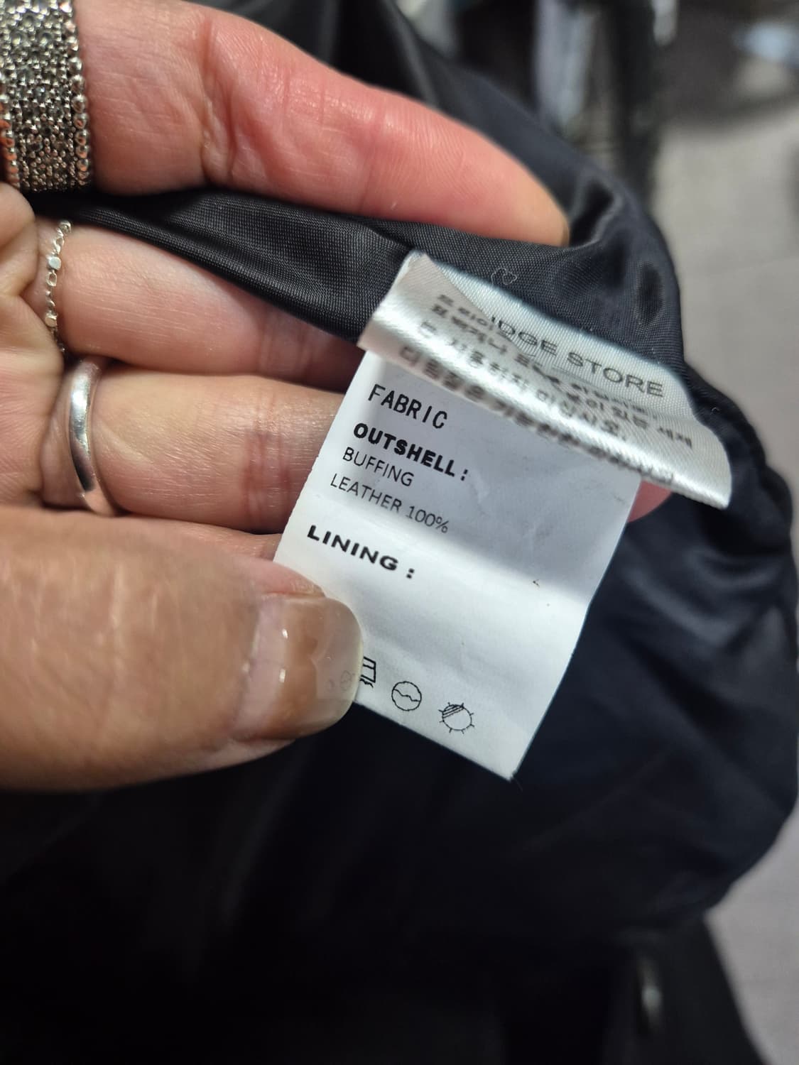 LAFUDGE STORE 가죽 자켓 L 상품이미지3