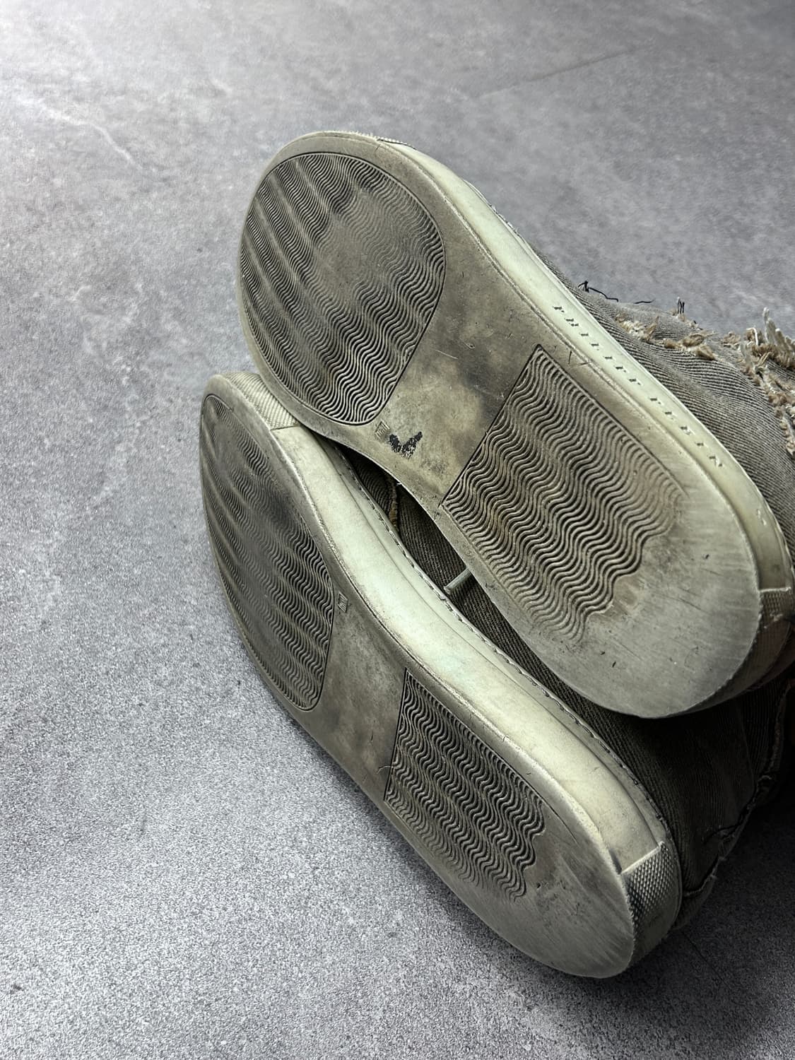 필립 플레인 디스트레스드 데님 하이탑  상품이미지6