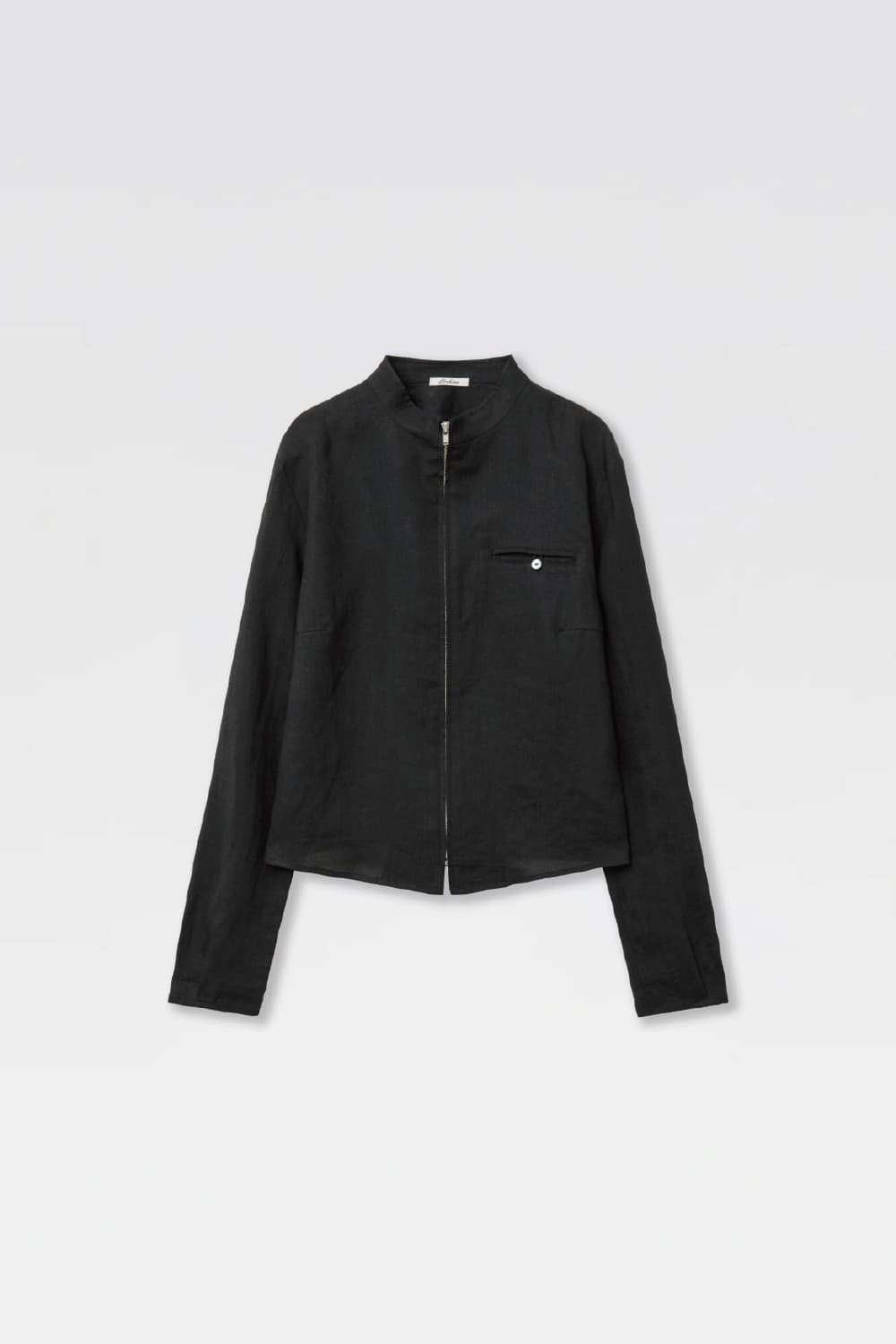 erchiva 에르치바 Knife Linen Jacket Black 상품이미지1