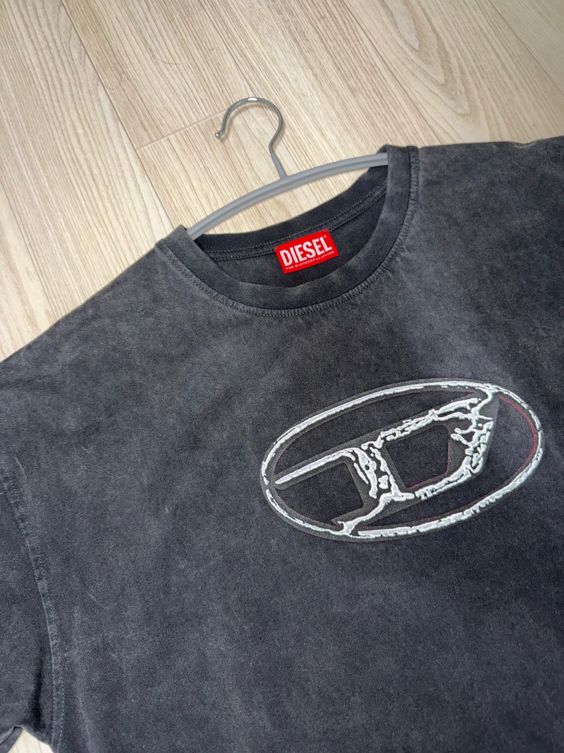 디젤 T-BOXT-Q22 오버핏 워싱 티셔츠 L 상품이미지2
