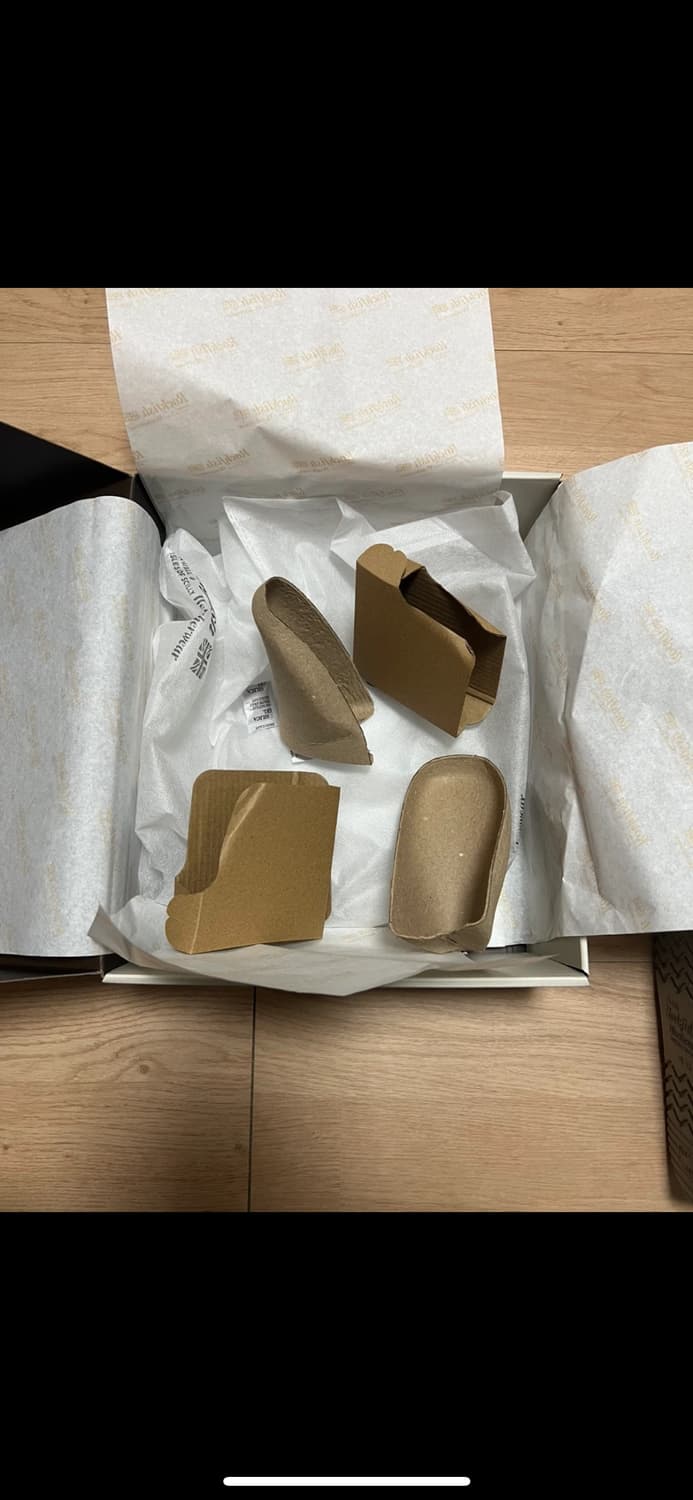 (1회 착용)락피쉬웨더웨어 컬리 퍼 부츠 숏 그레이 230 상품이미지5