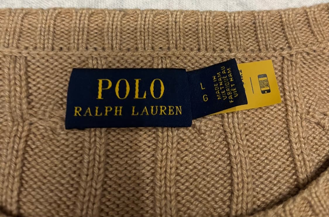 폴로 랄프로렌 케이블 니트 브라운 상품이미지6