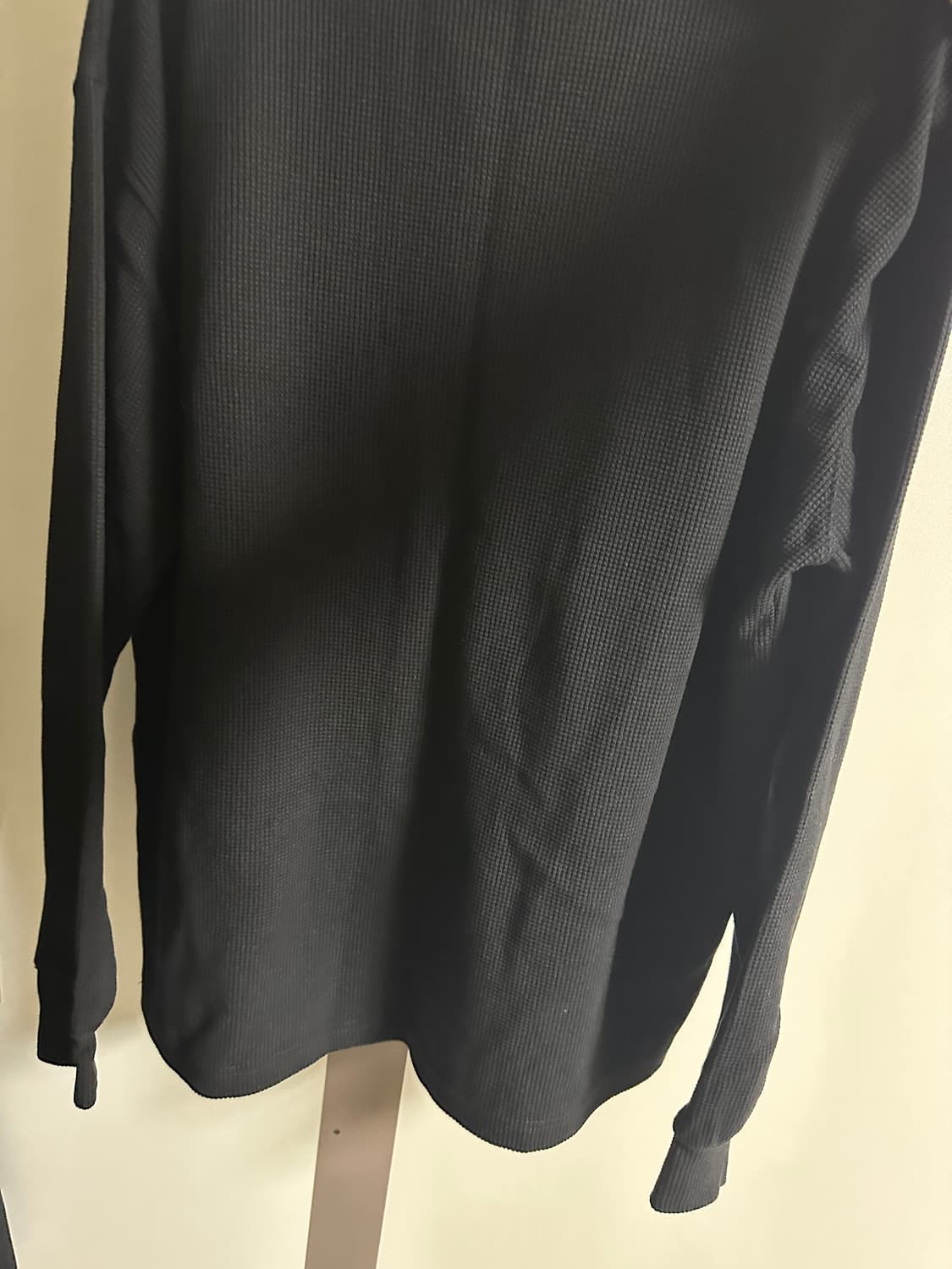 아이앱 스튜디오 와플 롱슬리브 블랙 M사이즈 상품이미지3