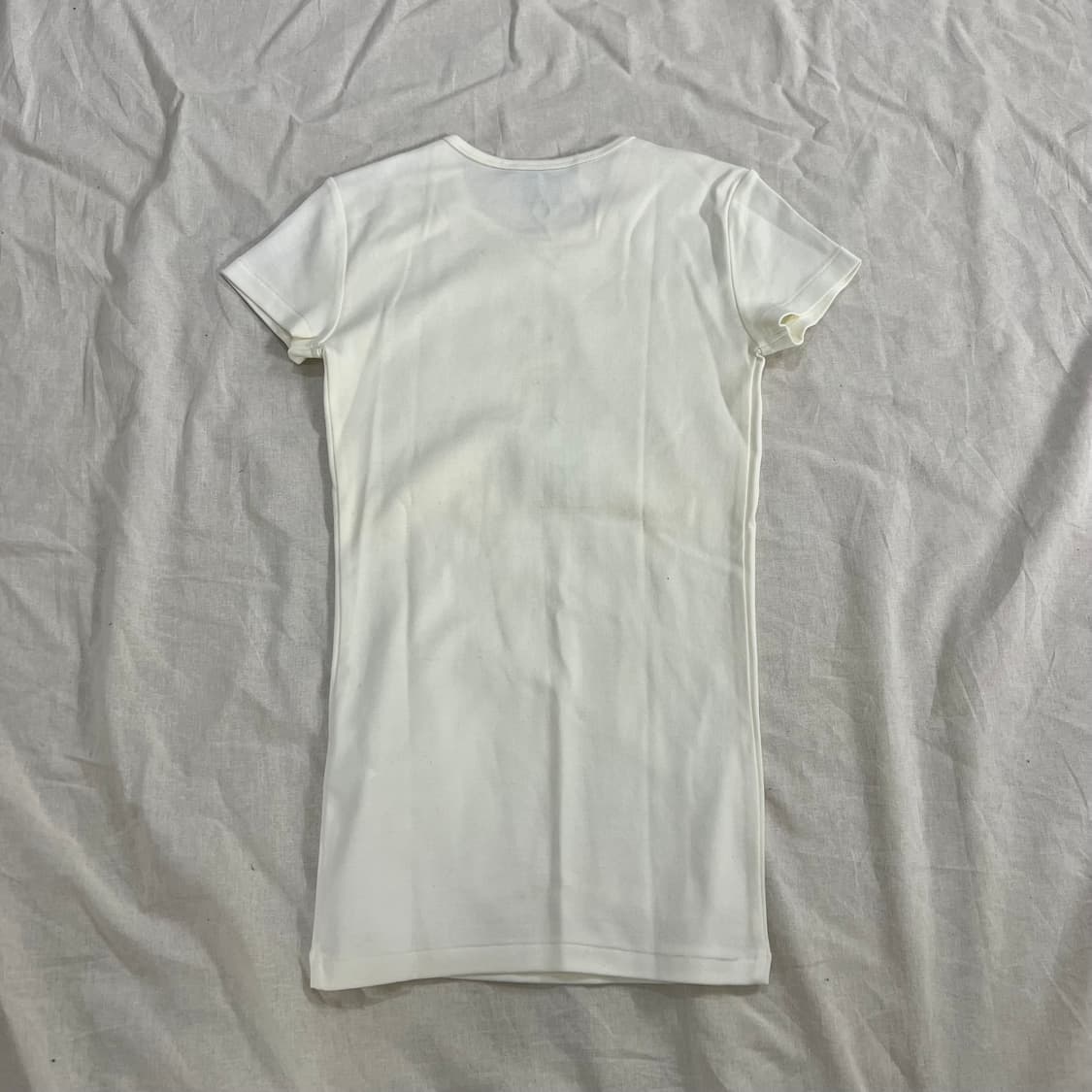 폴로 랄프로렌 빅포니 슬림핏 화이트 반팔 티셔츠 상품이미지4
