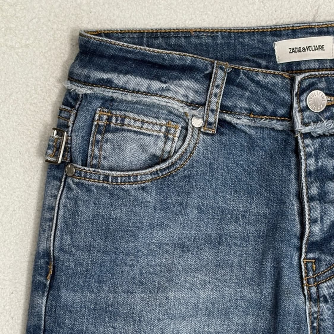 ZADIG&VOLTAIRE 데님 워싱 진 25 상품이미지3