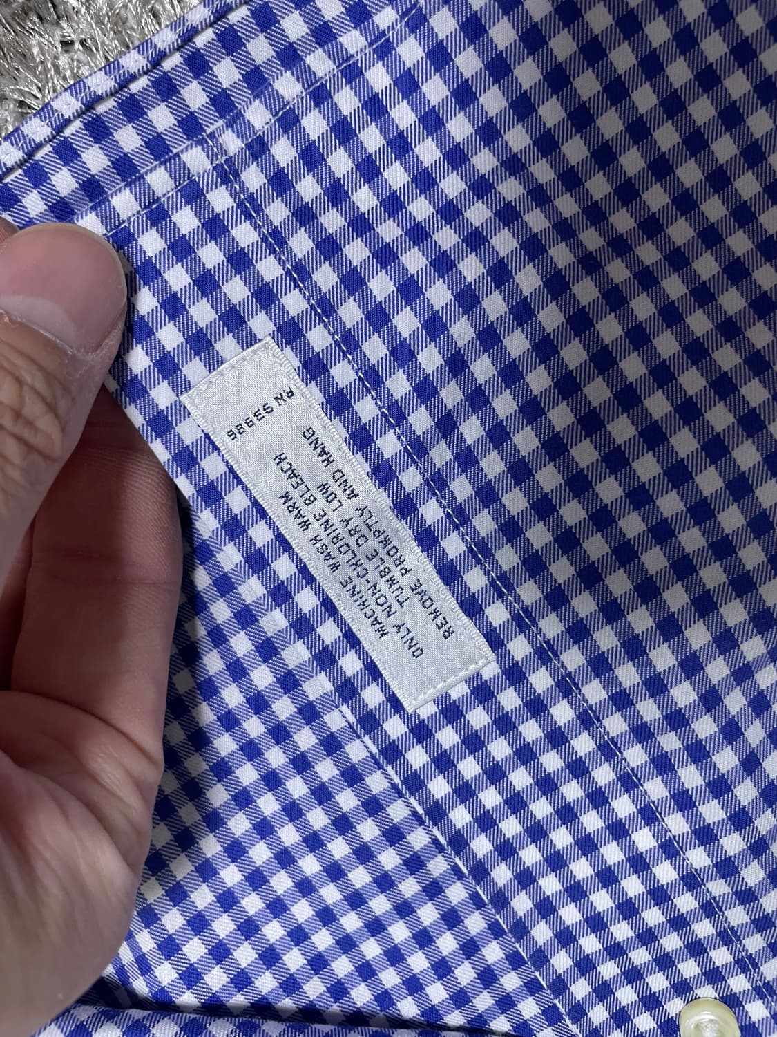 브룩스 브라더스 체크 셔츠 사이즈 105~110 상품이미지4