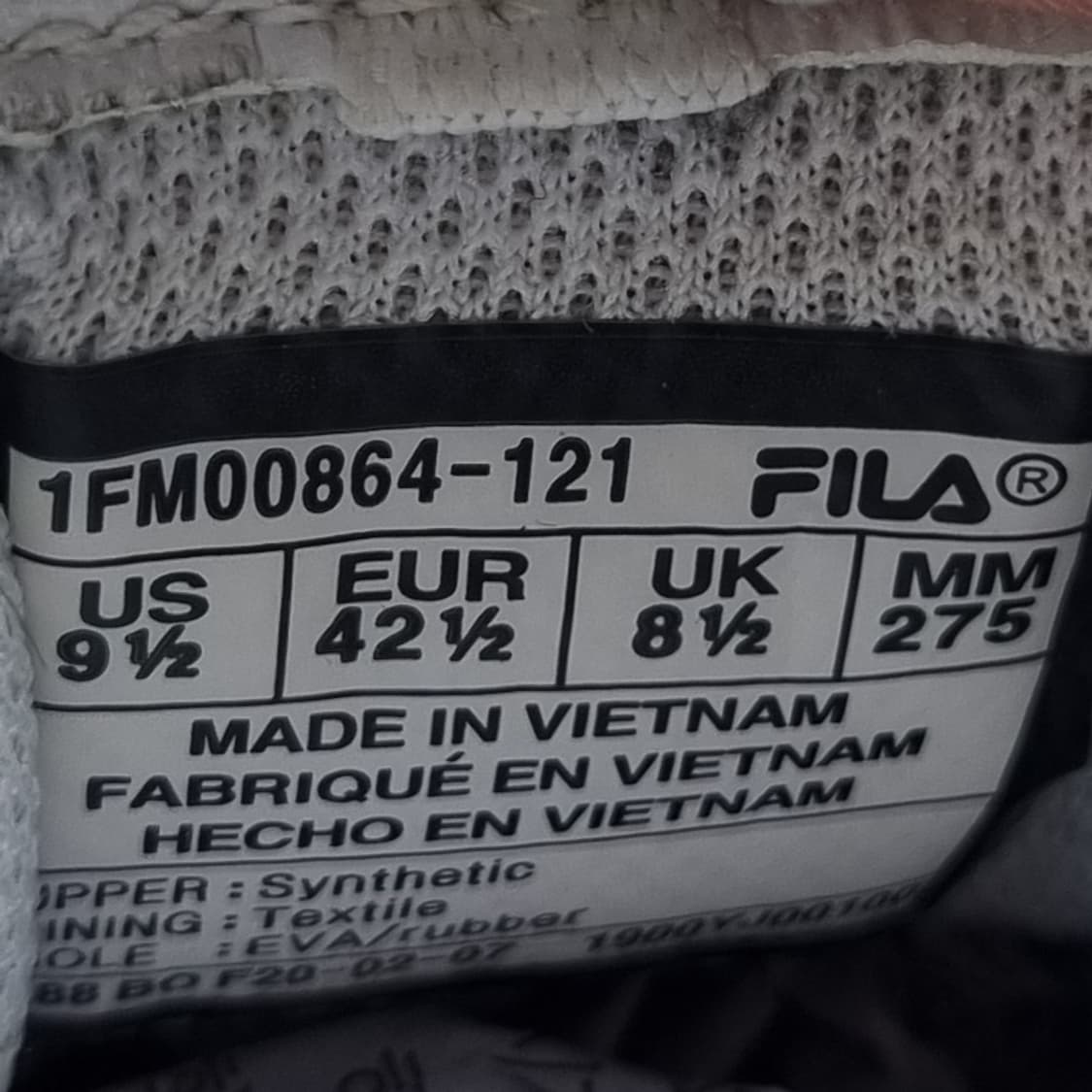 휠라 디스럽터2 남성운동화275 상품이미지6