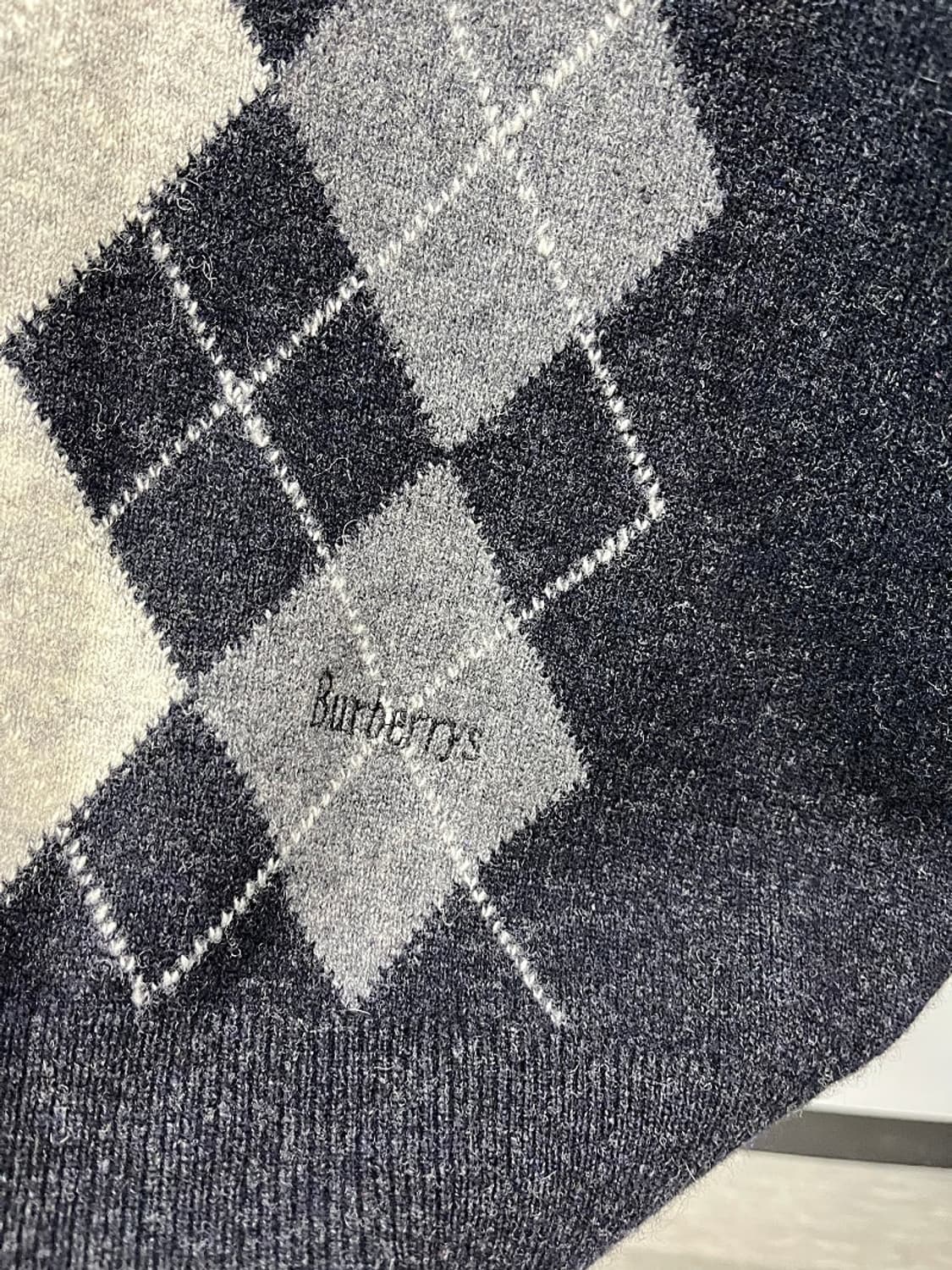 105) 버버리 아가일 울니트  상품이미지5