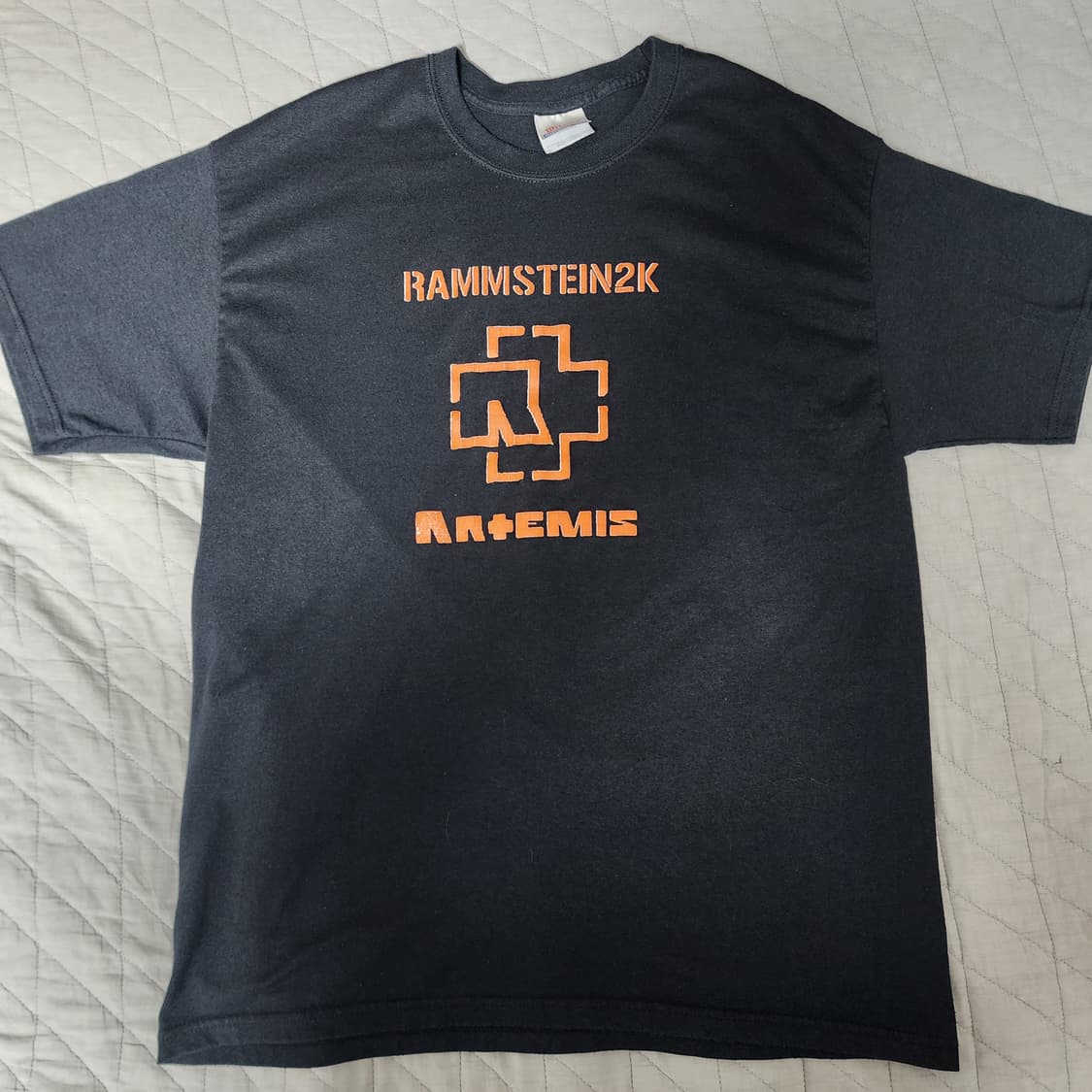 [L] 90s 람슈타인 rammstein 빈티지 로고 밴드티 상품이미지1