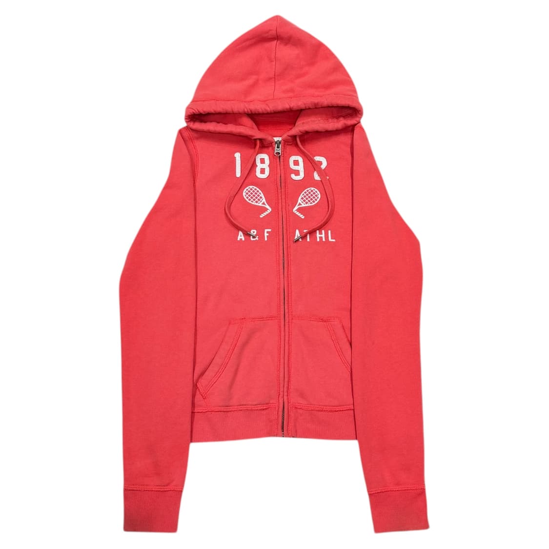 아베크롬비 빈티지 스펠로고 Y2K 후드집업 자켓 S 상품이미지1