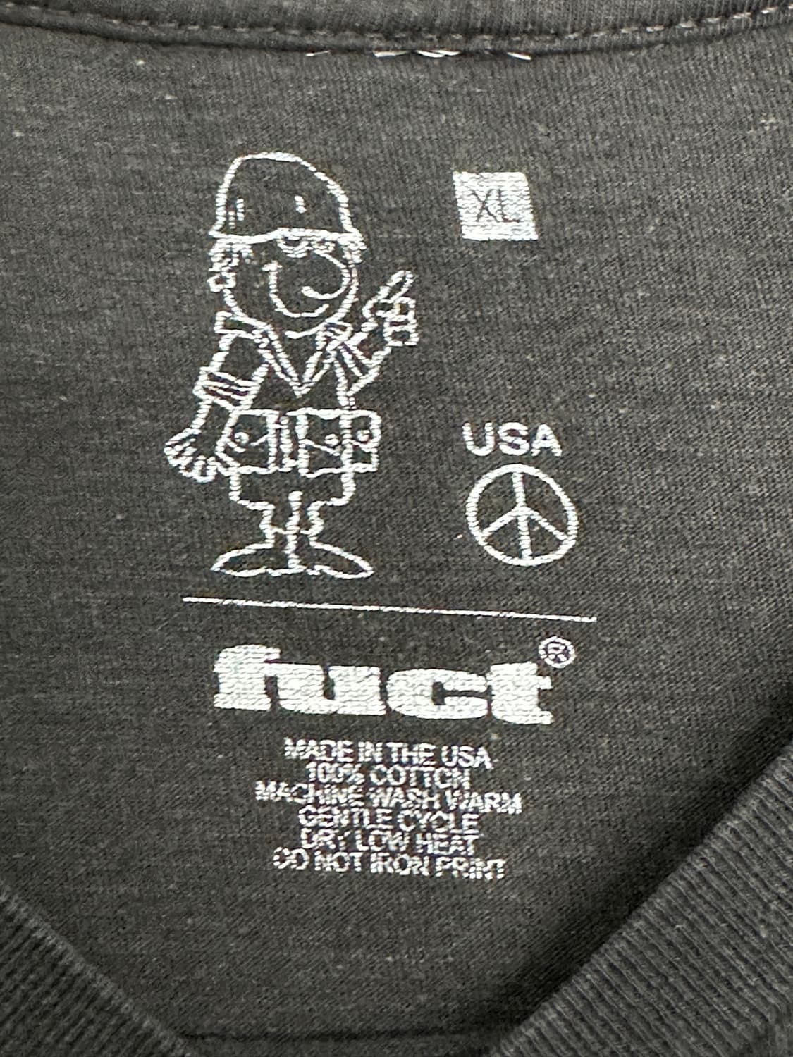 00s FUCT 윌리엄 넬슨 머그샷 티셔츠 XL 상품이미지4