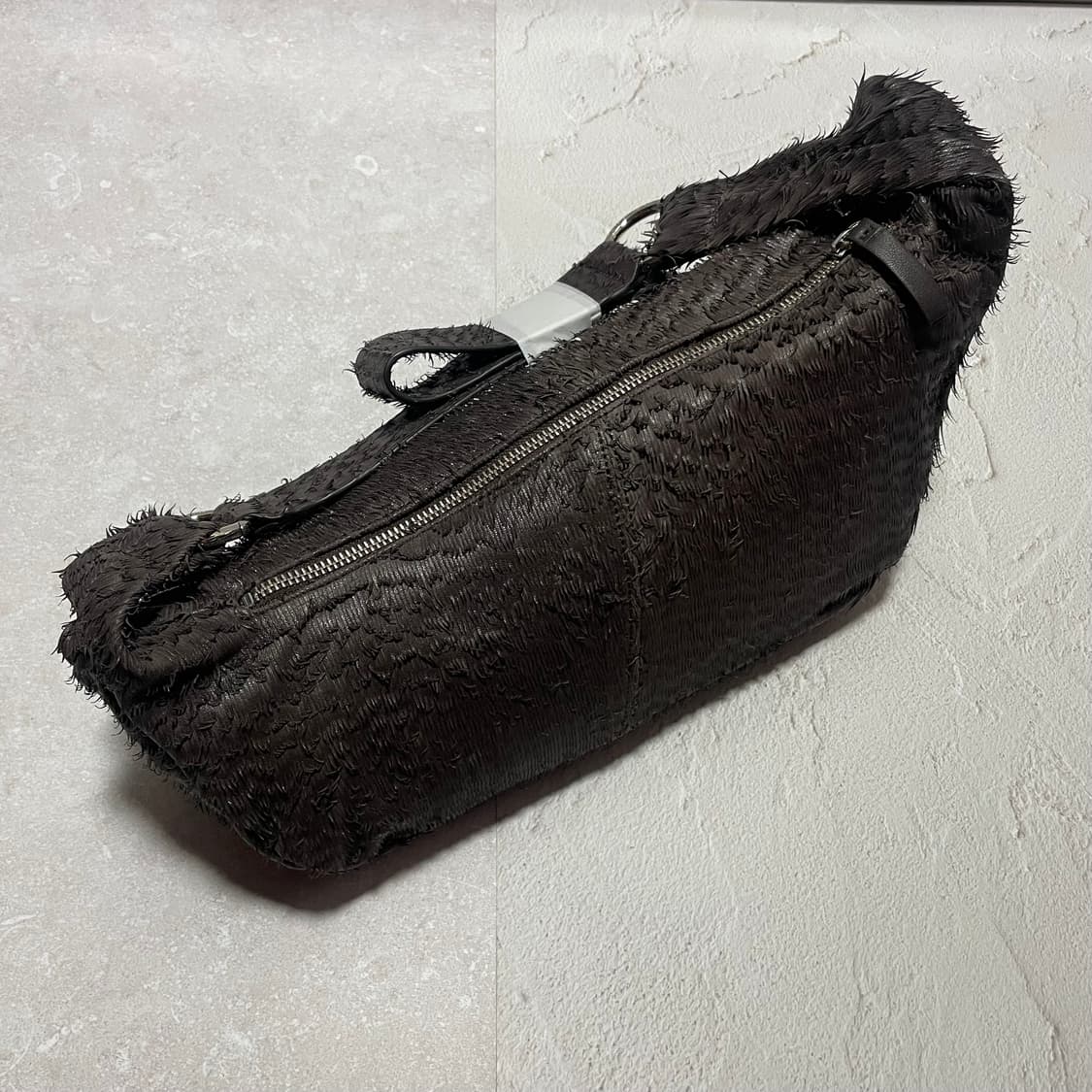 [새상품] 팔로마울 미니 드라이 브라운 레더퍼 숄더백 상품이미지2