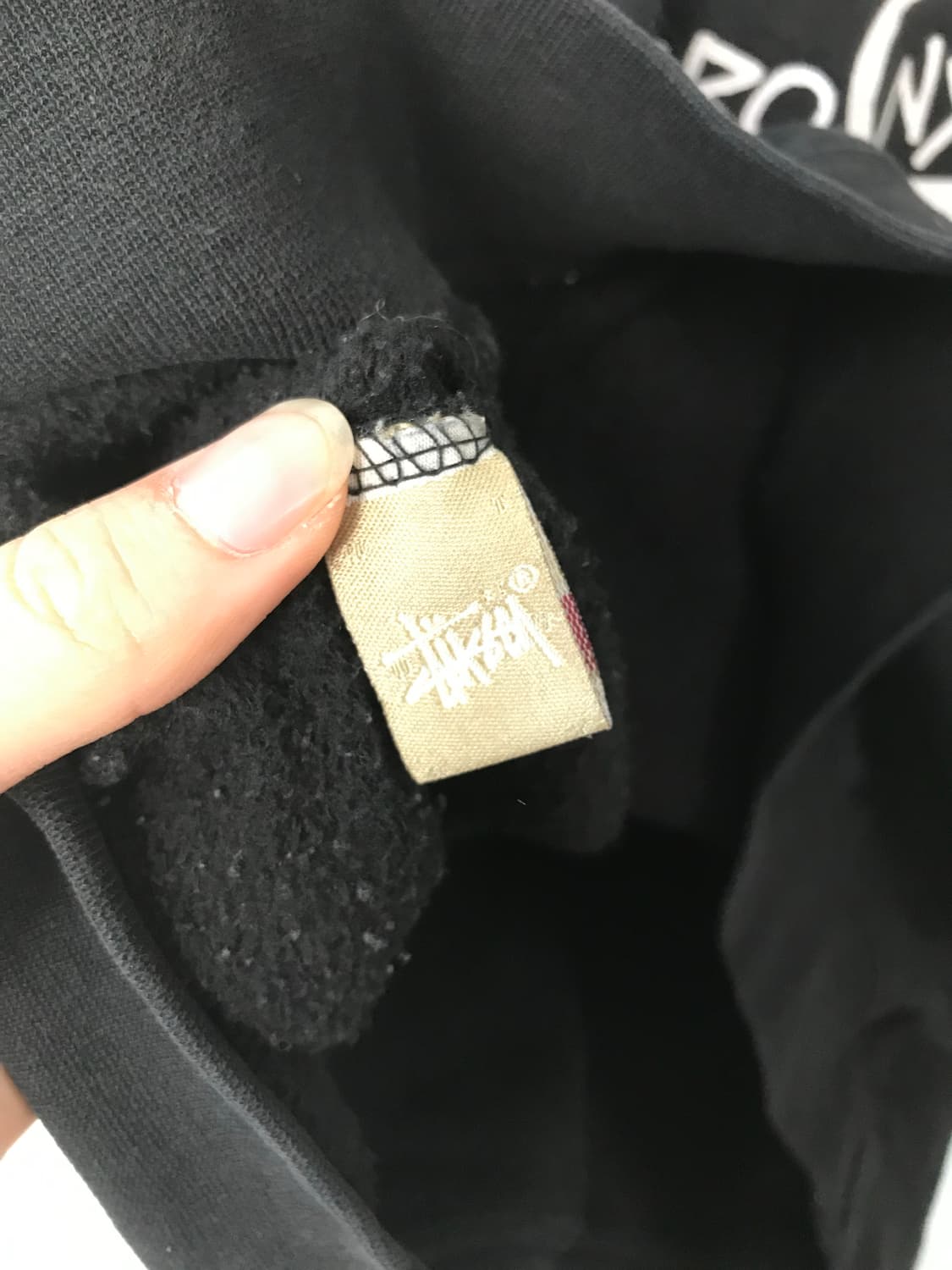 스투시 월드투어 블랙 후드티 상품이미지8