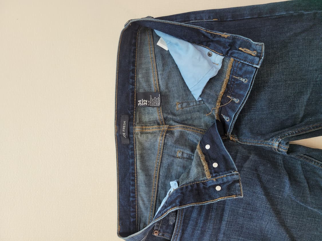 조프레시 JOE FRESH 남자 워싱 청바지 34 네이비 상품이미지5
