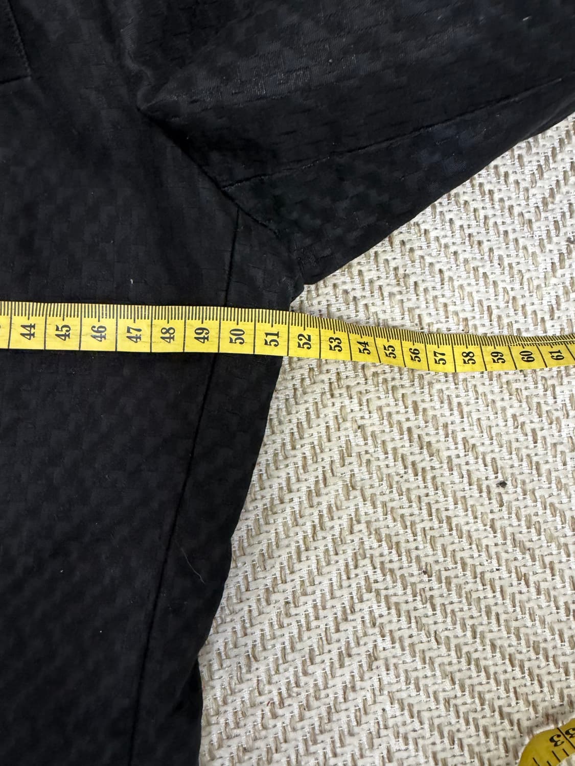 정품) 타임옴므 한섬 블랙 체크 패턴 자켓 100 상품이미지8