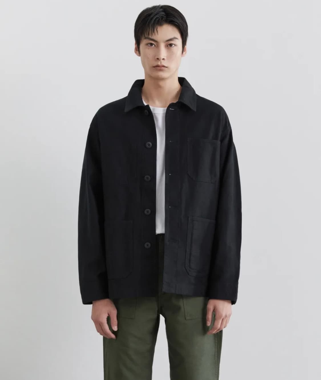 [미품] 재팬 백사틴 프렌치 워크 재킷 상품이미지6