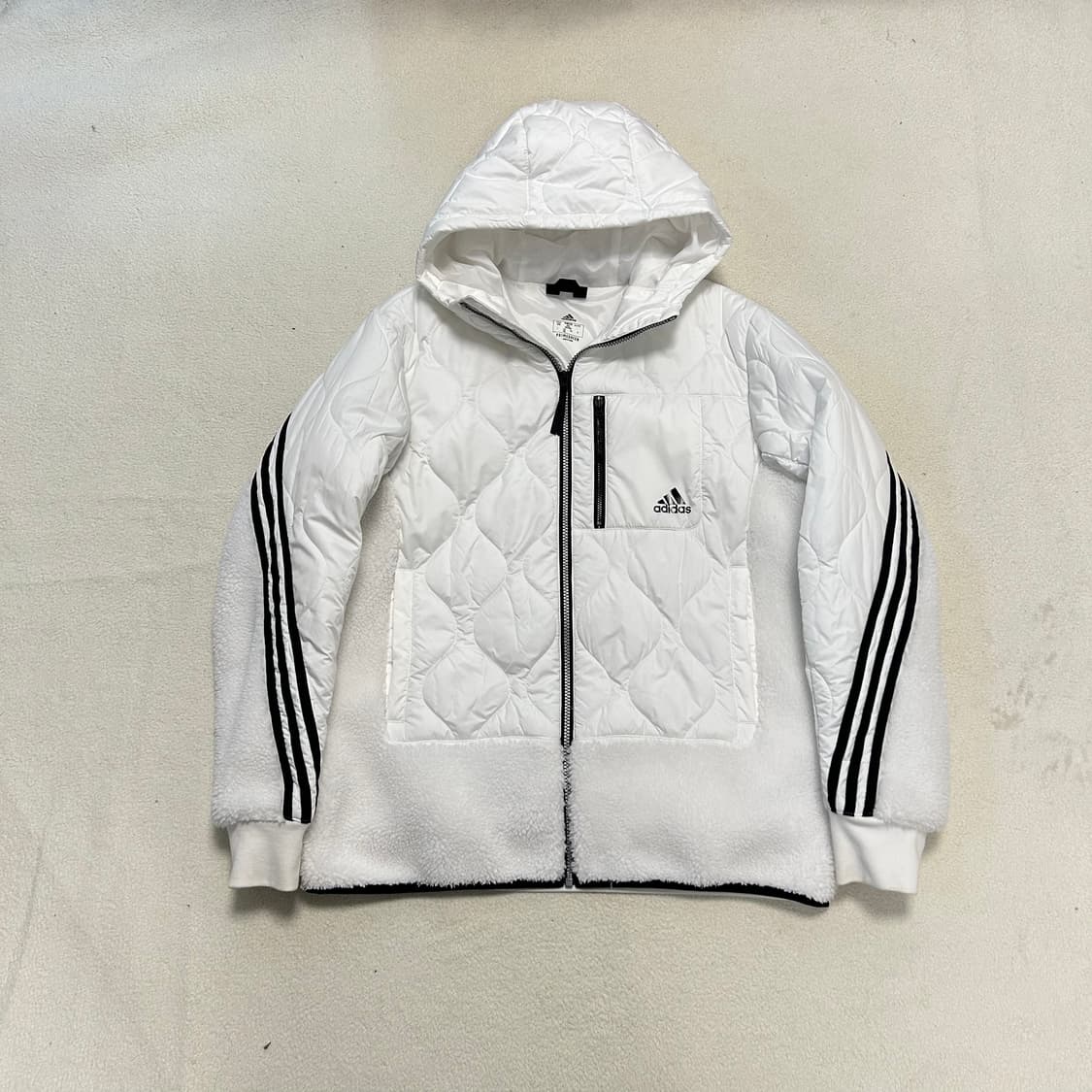 Adidas Hybrid Quilted Fleece Jumper 상품이미지4