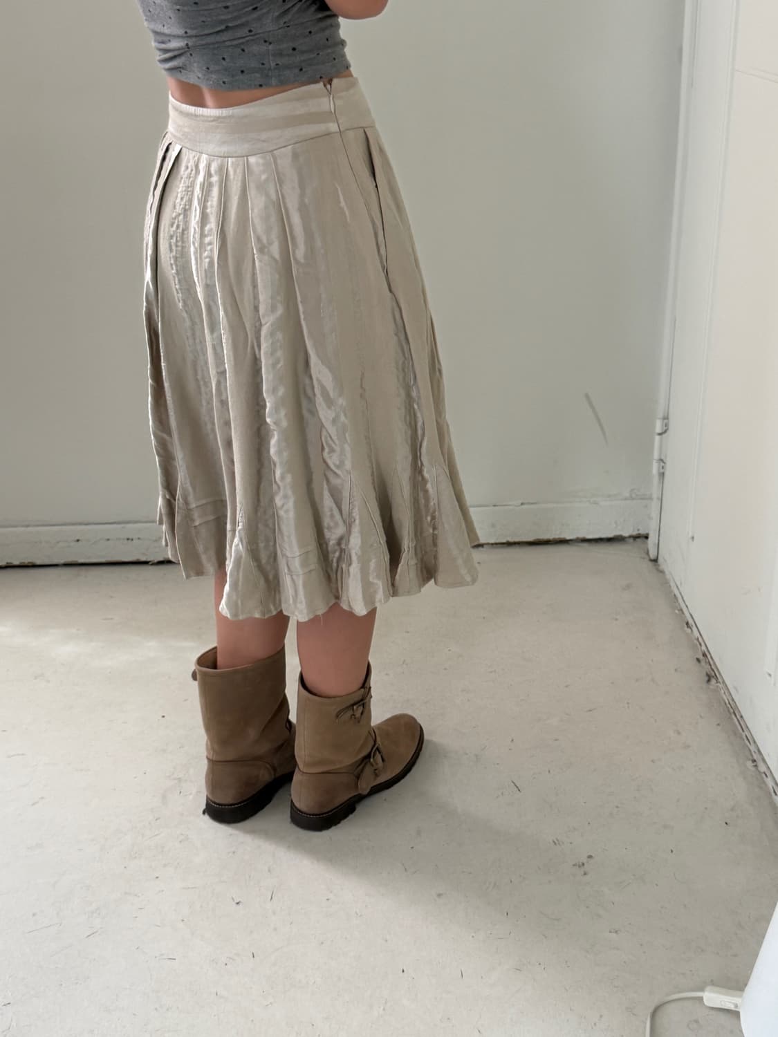 일본빈티지 페어리 미디스커트 상품이미지2