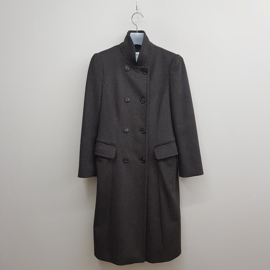 아르마니 꼴레지오니 이탈리아 울 더블 롱코트 40사이즈 상품이미지1