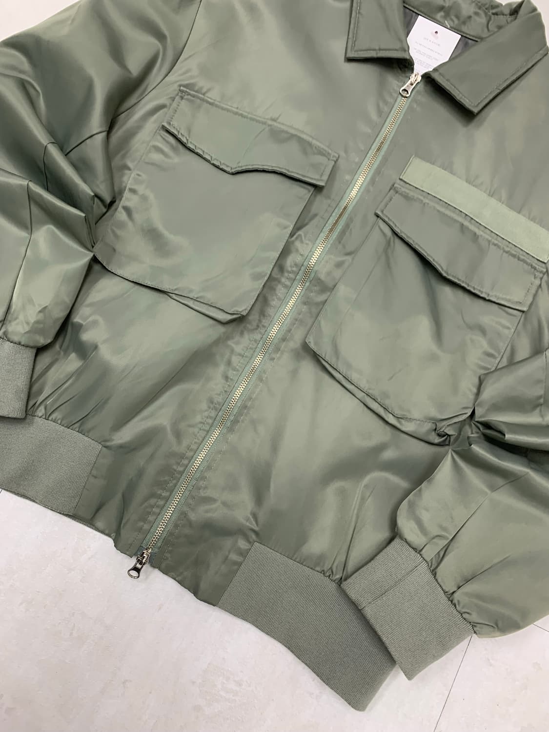 Mosco 카키 밀리터리 블루종 #472 상품이미지3